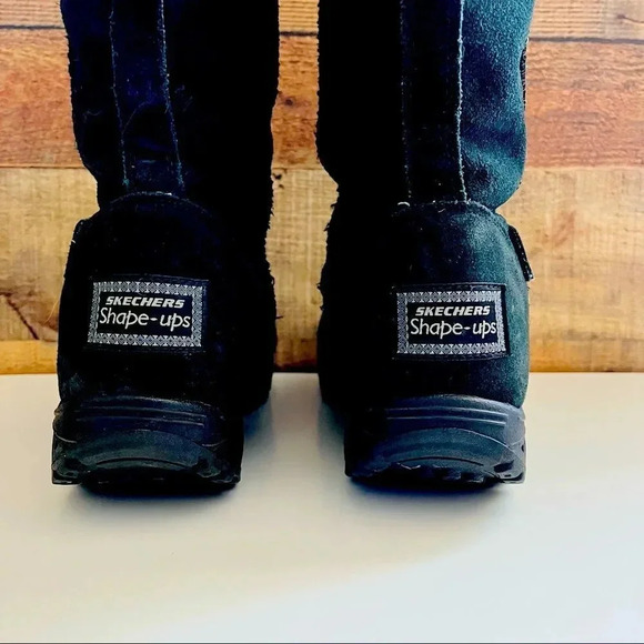 Sketcher Shape Ups XF Avalanche Tall Suede Boots - Picture 11 of 11